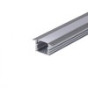 Profil do LED zestaw, ALU anodowany wpuszczany V-TAC 2mb klosz mleczny 24,5x12,2mm VT-8115